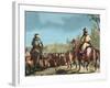 Argentina. Gauchos Driving Cattle-null-Framed Giclee Print