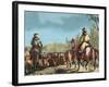 Argentina. Gauchos Driving Cattle-null-Framed Giclee Print