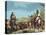 Argentina. Gauchos Driving Cattle-null-Stretched Canvas