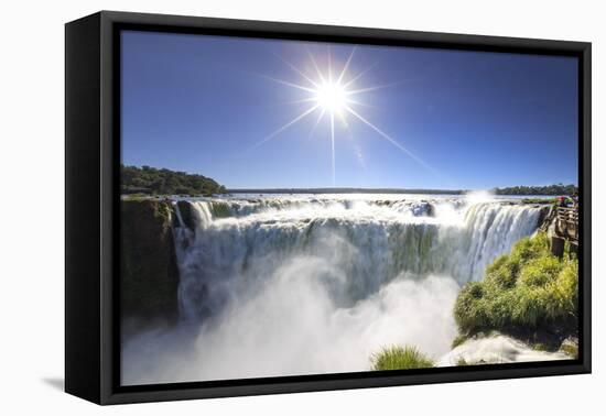 Argentina, Iguazu Falls National Park, (Unesco Site), Devil's Throat-Michele Falzone-Framed Stretched Canvas