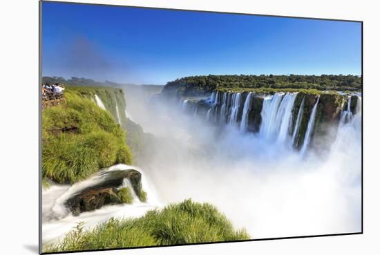 Argentina, Iguazu Falls National Park, (Unesco Site), Devil's Throat-Michele Falzone-Mounted Photographic Print