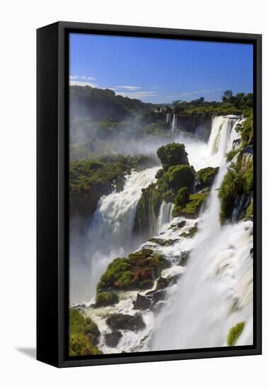 Argentina, Iguazu Falls National Park, (Unesco Site)-Michele Falzone-Framed Stretched Canvas