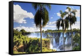 Argentina, Iguazu Falls National Park, (Unesco Site)-Michele Falzone-Framed Stretched Canvas