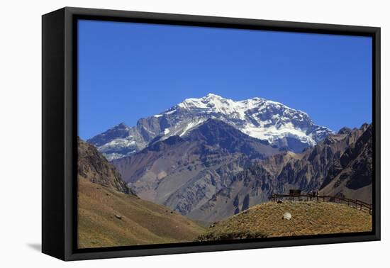 Argentina, Mendoza, Aconcagua Pronvicial Park, Mt Aconcagua-Michele Falzone-Framed Stretched Canvas