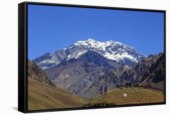 Argentina, Mendoza, Aconcagua Pronvicial Park, Mt Aconcagua-Michele Falzone-Framed Stretched Canvas