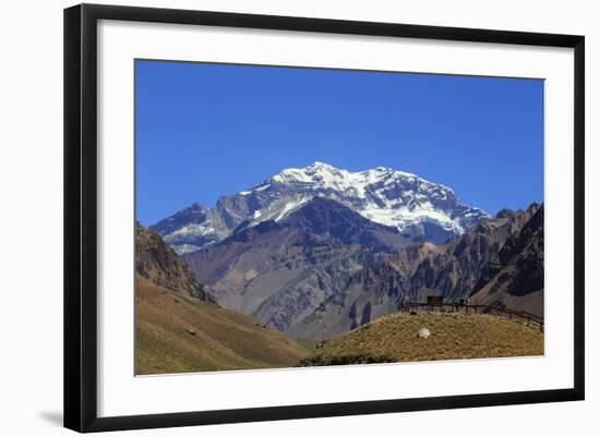 Argentina, Mendoza, Aconcagua Pronvicial Park, Mt Aconcagua-Michele Falzone-Framed Photographic Print