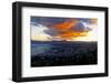 Argentina, Patagonia, Bariloche, Panoramic View, Sunrise, Red Sky-Chris Seba-Framed Photographic Print