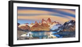 Argentina, Patagonia, El Chalten, Los Glaciares National Park, Cerro Fitzroy Peak-Michele Falzone-Framed Photographic Print