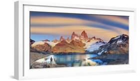 Argentina, Patagonia, El Chalten, Los Glaciares National Park, Cerro Fitzroy Peak-Michele Falzone-Framed Photographic Print