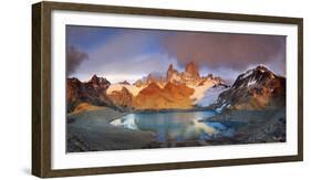 Argentina, Patagonia, El Chalten, Los Glaciares National Park, Cerro Fitzroy Peak-Michele Falzone-Framed Photographic Print