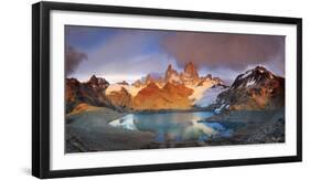 Argentina, Patagonia, El Chalten, Los Glaciares National Park, Cerro Fitzroy Peak-Michele Falzone-Framed Photographic Print