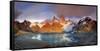 Argentina, Patagonia, El Chalten, Los Glaciares National Park, Cerro Fitzroy Peak-Michele Falzone-Framed Stretched Canvas