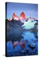 Argentina, Patagonia, El Chalten, Los Glaciares National Park, Cerro Fitzroy Peak-Michele Falzone-Stretched Canvas