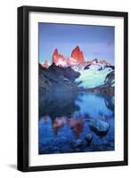 Argentina, Patagonia, El Chalten, Los Glaciares National Park, Cerro Fitzroy Peak-Michele Falzone-Framed Premium Photographic Print