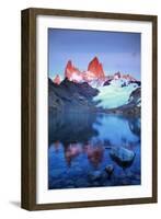 Argentina, Patagonia, El Chalten, Los Glaciares National Park, Cerro Fitzroy Peak-Michele Falzone-Framed Photographic Print