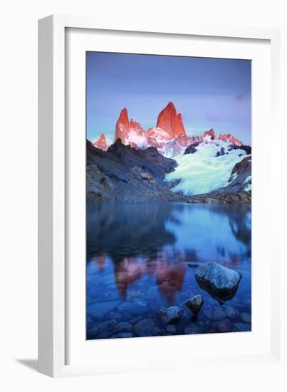 Argentina, Patagonia, El Chalten, Los Glaciares National Park, Cerro Fitzroy Peak-Michele Falzone-Framed Photographic Print