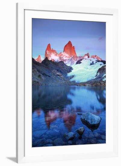 Argentina, Patagonia, El Chalten, Los Glaciares National Park, Cerro Fitzroy Peak-Michele Falzone-Framed Photographic Print