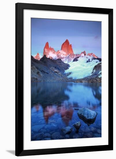 Argentina, Patagonia, El Chalten, Los Glaciares National Park, Cerro Fitzroy Peak-Michele Falzone-Framed Photographic Print