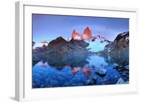 Argentina, Patagonia, El Chalten, Los Glaciares National Park, Cerro Fitzroy Peak-Michele Falzone-Framed Photographic Print