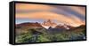 Argentina, Patagonia, El Chalten, Los Glaciares National Park, Cerro Fitzroy Peak-Michele Falzone-Framed Stretched Canvas