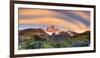 Argentina, Patagonia, El Chalten, Los Glaciares National Park, Cerro Fitzroy Peak-Michele Falzone-Framed Photographic Print