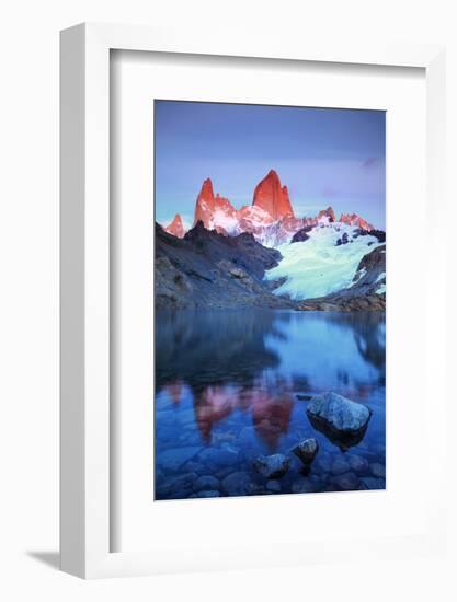 Argentina, Patagonia, El Chalten, Los Glaciares National Park, Cerro Fitzroy Peak-Michele Falzone-Framed Photographic Print