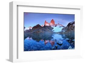 Argentina, Patagonia, El Chalten, Los Glaciares National Park, Cerro Fitzroy Peak-Michele Falzone-Framed Photographic Print
