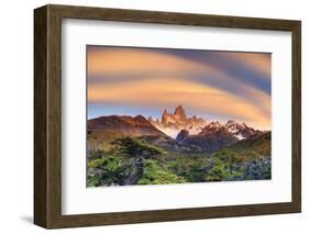 Argentina, Patagonia, El Chalten, Los Glaciares National Park, Cerro Fitzroy Peak-Michele Falzone-Framed Photographic Print