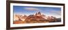 Argentina, Patagonia, El Chalten, Los Glaciares National Park, Cerro Torre and Cerro Fitzroy Peaks-Michele Falzone-Framed Photographic Print