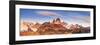 Argentina, Patagonia, El Chalten, Los Glaciares National Park, Cerro Torre and Cerro Fitzroy Peaks-Michele Falzone-Framed Photographic Print