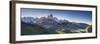 Argentina, Patagonia, El Chalten, Los Glaciares National Park, Cerro Torre and Cerro Fitzroy Peaks-Michele Falzone-Framed Photographic Print