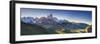 Argentina, Patagonia, El Chalten, Los Glaciares National Park, Cerro Torre and Cerro Fitzroy Peaks-Michele Falzone-Framed Photographic Print