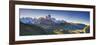 Argentina, Patagonia, El Chalten, Los Glaciares National Park, Cerro Torre and Cerro Fitzroy Peaks-Michele Falzone-Framed Photographic Print