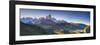 Argentina, Patagonia, El Chalten, Los Glaciares National Park, Cerro Torre and Cerro Fitzroy Peaks-Michele Falzone-Framed Photographic Print