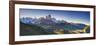 Argentina, Patagonia, El Chalten, Los Glaciares National Park, Cerro Torre and Cerro Fitzroy Peaks-Michele Falzone-Framed Photographic Print