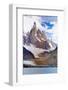 Argentina, Patagonia, El Chalten, Los Glaciares National Park, Laguna Torre and Cerro Torre Peak-Michele Falzone-Framed Photographic Print