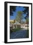 Argentina, Patagonia, Junin De Los Andes, Town Park, Sidewalk-Chris Seba-Framed Photographic Print