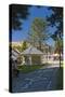 Argentina, Patagonia, Junin De Los Andes, Town Park, Sidewalk-Chris Seba-Stretched Canvas