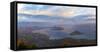 Argentina, Patagonia, Lake Lago Nahuel Huapi, View from the Mountain Cerro Don Otto, Sunrise-Chris Seba-Framed Stretched Canvas