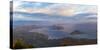 Argentina, Patagonia, Lake Lago Nahuel Huapi, View from the Mountain Cerro Don Otto, Sunrise-Chris Seba-Stretched Canvas