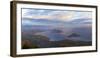 Argentina, Patagonia, Lake Lago Nahuel Huapi, View from the Mountain Cerro Don Otto, Sunrise-Chris Seba-Framed Photographic Print