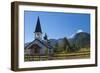 Argentina, Patagonia, National Park Lana, Mapuche Church, Volcano Lana, 3740 M, Snowy Summit-Chris Seba-Framed Photographic Print