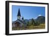 Argentina, Patagonia, National Park Lana, Mapuche Church, Volcano Lana, 3740 M, Snowy Summit-Chris Seba-Framed Photographic Print