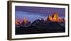 Argentina, Patagonia, Sunrise, colorful-George Theodore-Framed Photographic Print
