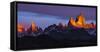 Argentina, Patagonia, Sunrise, colorful-George Theodore-Framed Stretched Canvas