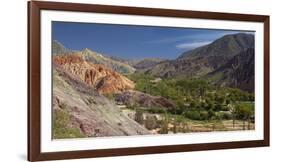 Argentina, Province Jujuy, Andes-Highland, Mountain Scenery, Rock-Formations-Chris Seba-Framed Photographic Print