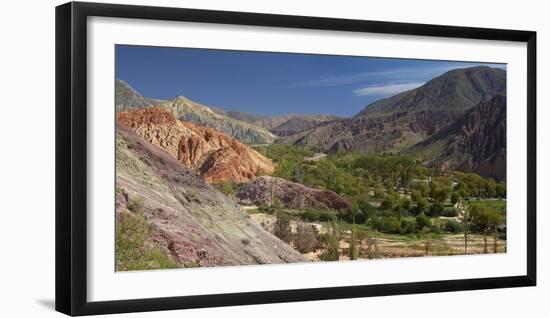 Argentina, Province Jujuy, Andes-Highland, Mountain Scenery, Rock-Formations-Chris Seba-Framed Photographic Print