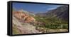 Argentina, Province Jujuy, Andes-Highland, Mountain Scenery, Rock-Formations-Chris Seba-Framed Stretched Canvas