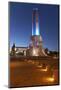 Argentina, Rosario, National Monument, 'Monumento De La Bandera', Lighting, Evening-Chris Seba-Mounted Photographic Print