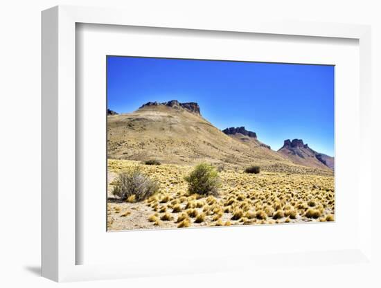 Argentina, Santa Cruz. Alero Charcamata (cave paintings site) and surroundings.-Michele Molinari-Framed Photographic Print